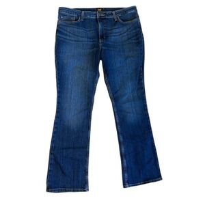 Lee Women's Mid-Rise Bootcut Denim Stretch Jeans Size 18‎ Long 32" Inseam